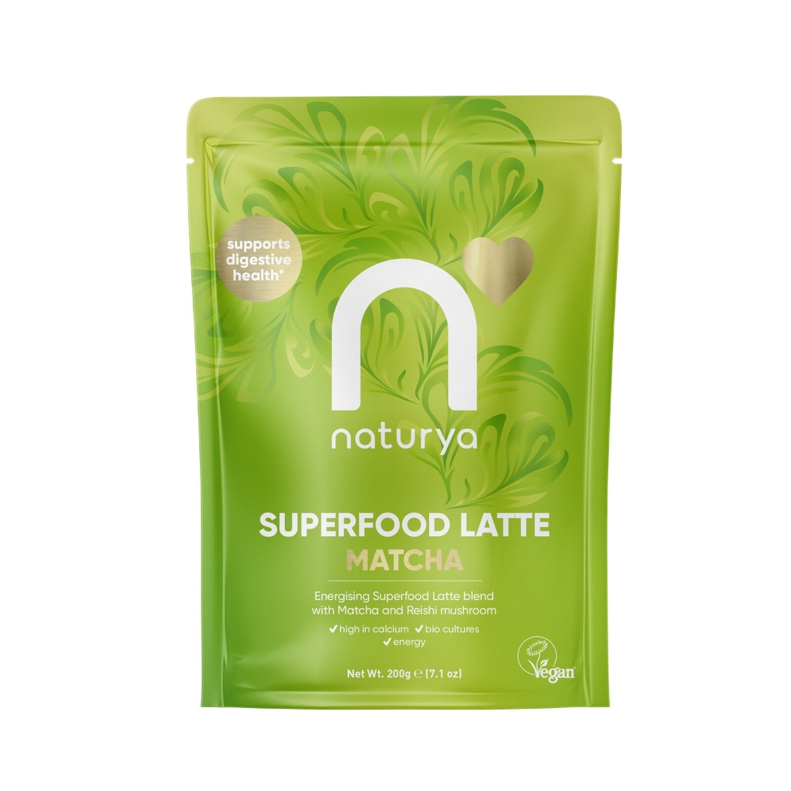 Naturya Matcha Superfood Latte 200g | Organic Energy Focus Antioxidants Drink3