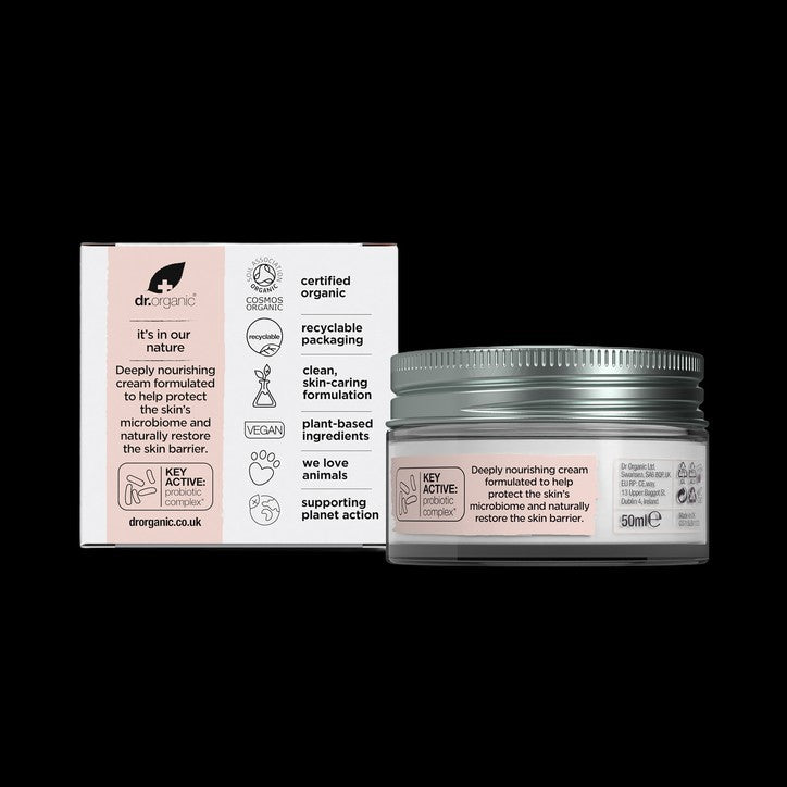 Dr Organic Skin Calm Probiotic Concentrated Cream 50ml Dry Sensitive Skin2