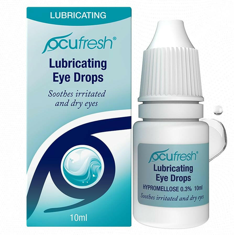 Ocufresh Hypromellose 0.3% Eye Drops | Treatment to Refresh and Relieve Tired & Dry Eyes | Lubricating Eye Drops for Irritated Eyes | 10mL