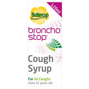 Bronchostop Cough Syrup 120ml - Relieves Any Cough, Soothes Throat Naturally
