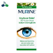 Murine Hayfever Relief 2% Eye Drops - 10ml  For Itchy Sore Watery Eyes