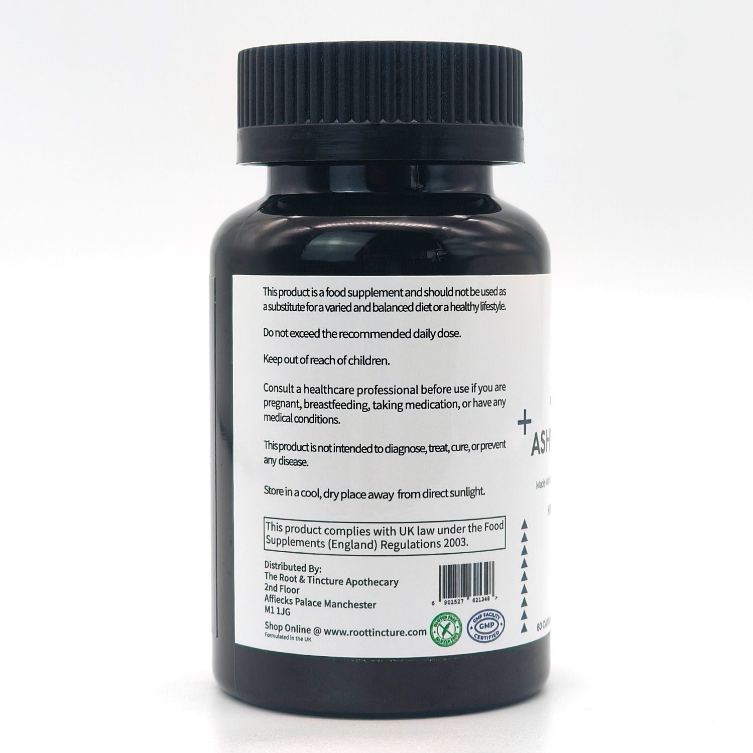 Dr Root Ashwagandha 60 Capsules Calm Energy Cognitive Stress Cortisol Support