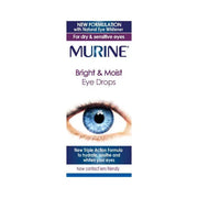 MURINE Bright & Moist Eyes Dry Drops 15ml Soothes & Refreshes Cleans Tired Eyes