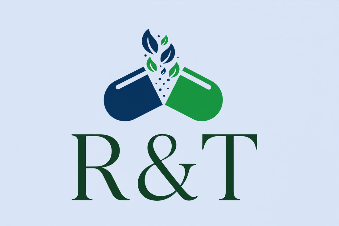 R&T Logo on #dbe6fc background
