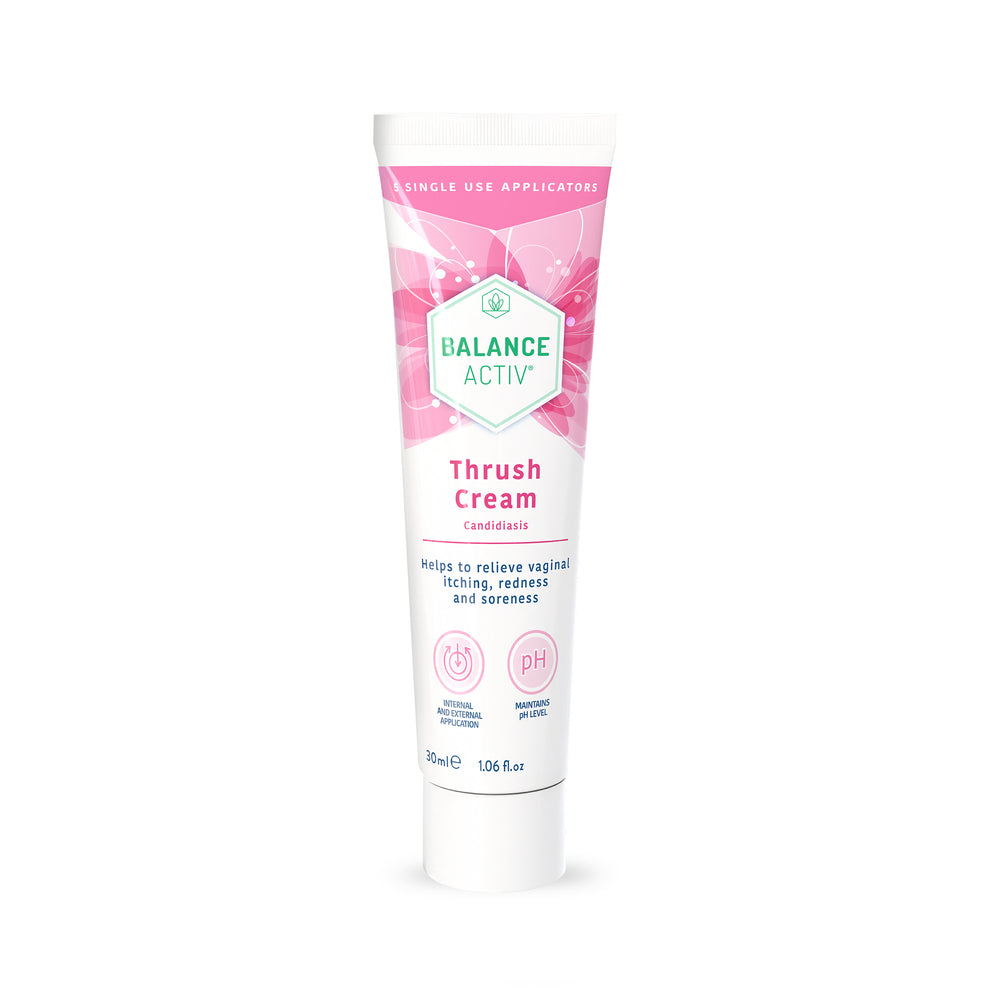 Balance Activ Thrush Cream 30ml Vaginal Itching Soreness Relief Candidiasis 5 Applicators