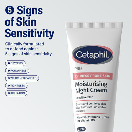 Cetaphil PRO Redness Prone Skin Moisturising Night Cream 50ml