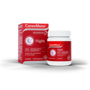 CanesMeno Night Magnesium, B6, Ashwagandha & Hops Food Supplement 30 Tablets