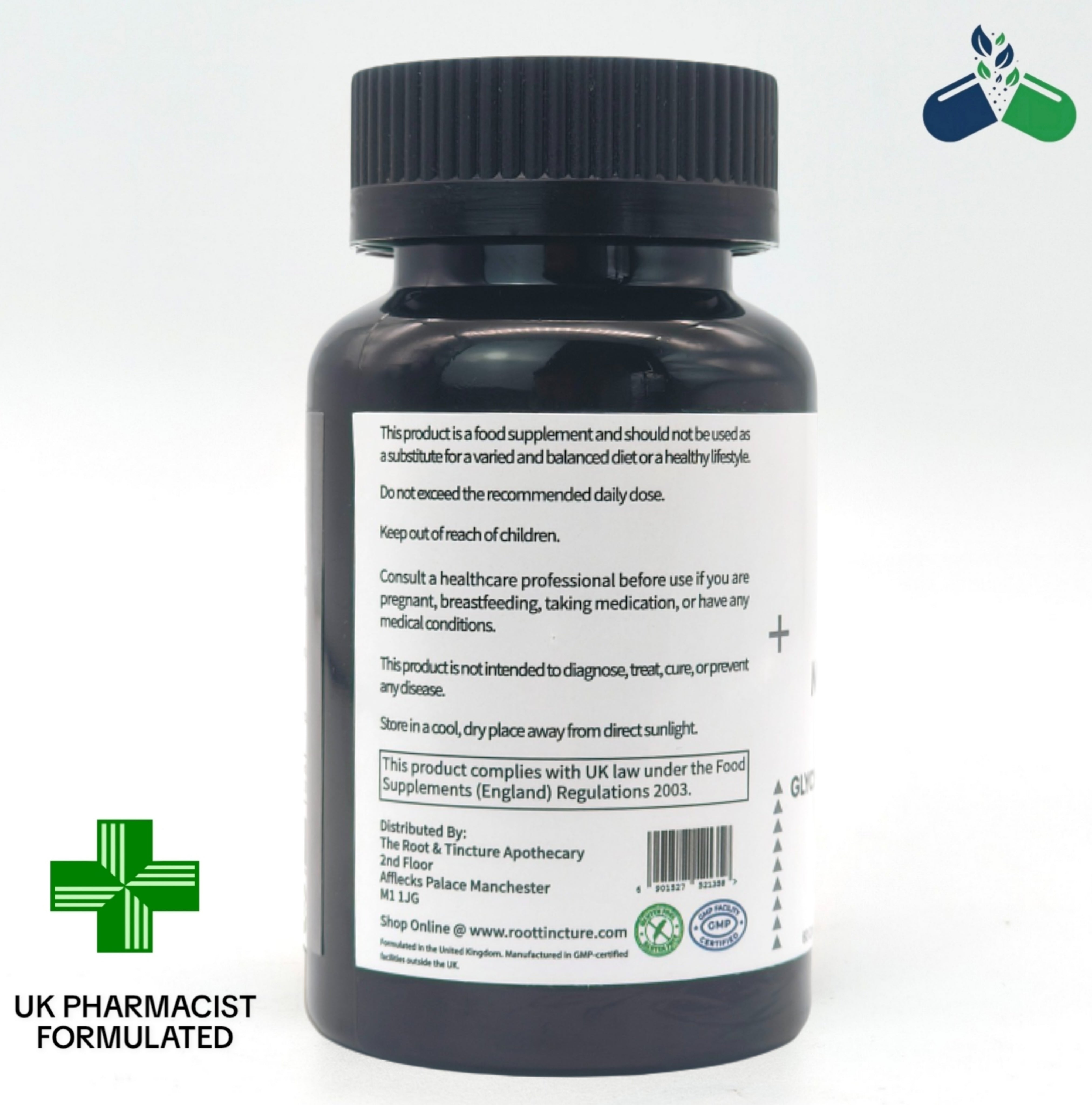 Dr Root Advanced Magnesium Complex | Glycinate Malate Citrate | 60 Capsules