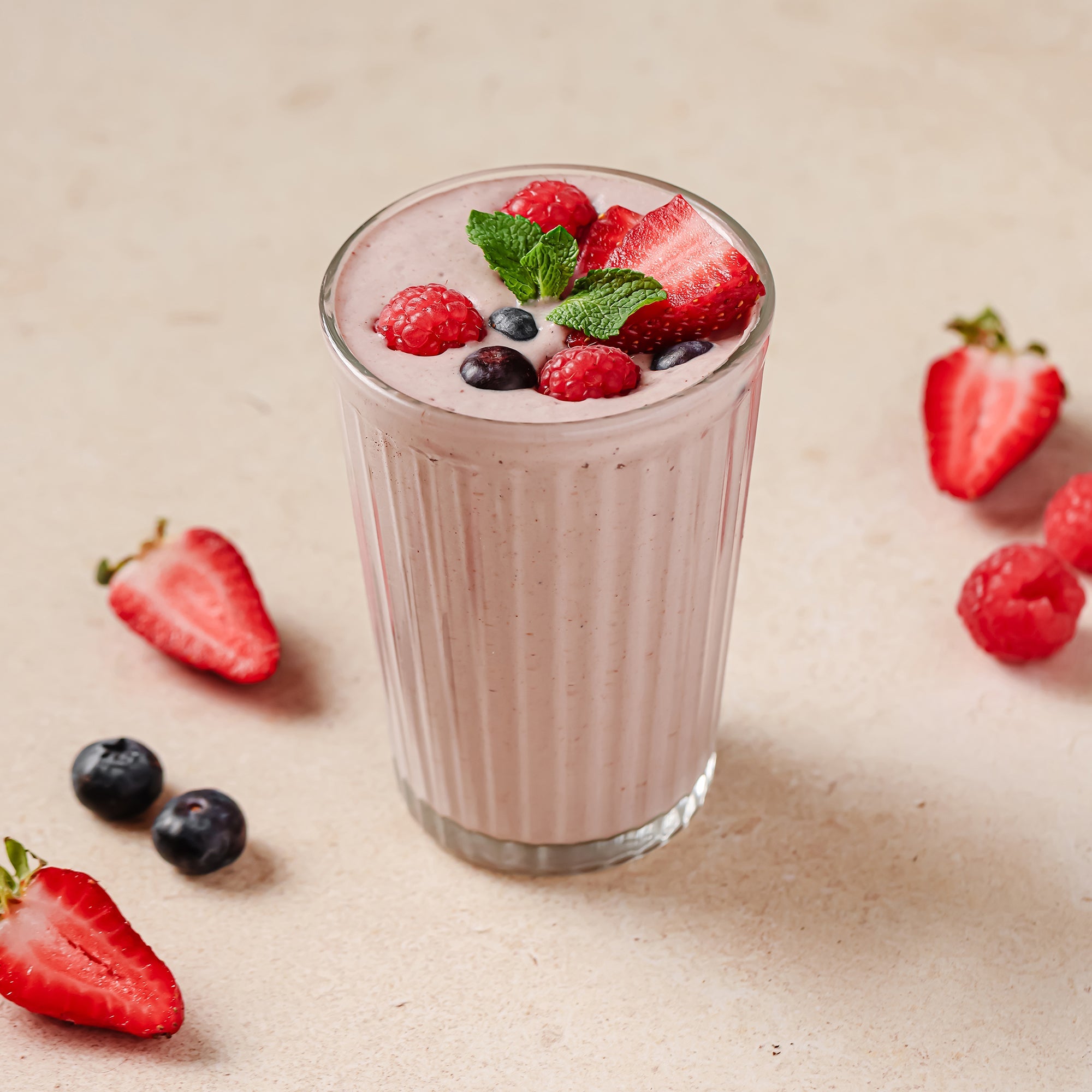 Naturya Chocolate Mixed Berry Protein Shake 550g Vegan Low Sugar High Fibre