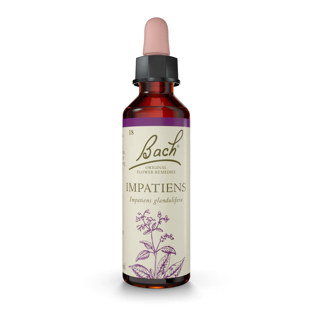 Bach Original Flower Remedies Impatiens 10ml Drops Patience & Calm