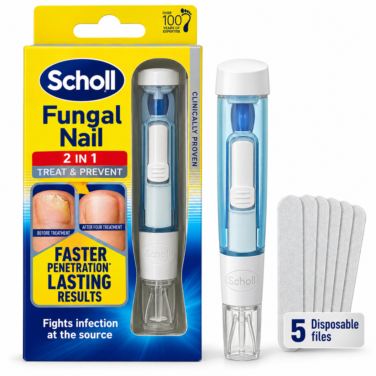 Scholl Fungal Nail 2 in 1 Treatment 3.8ml