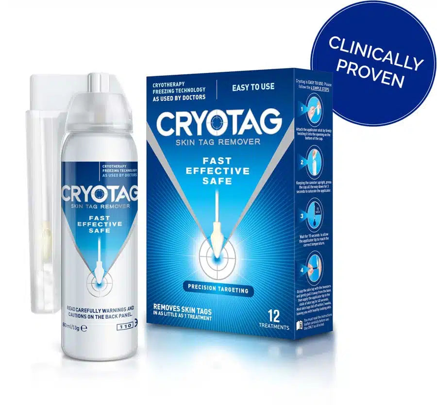 Cryotag Skin Tag Remover Cryotherapy Freezing Treatment Kit Safe Proven 12 Uses