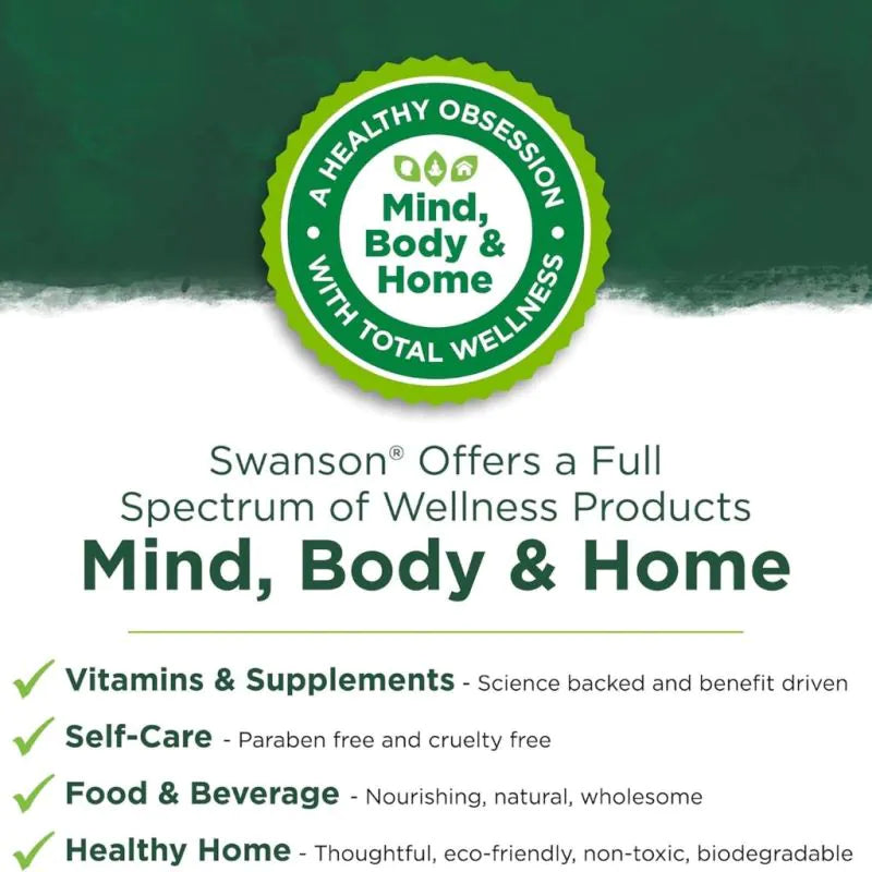 Swanson St Johns Wort 375mg 60 Capsules Mood Support Herbal Supplement