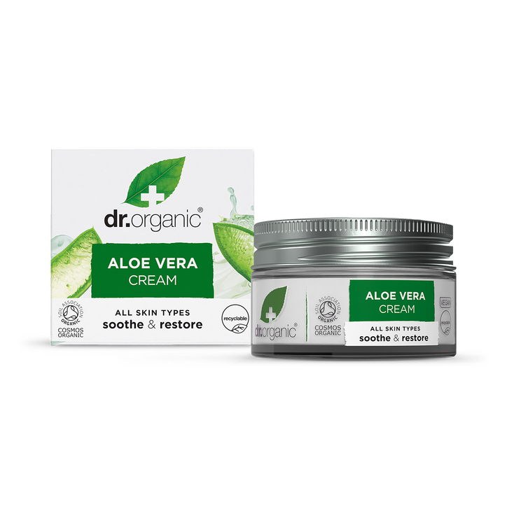 Dr.Organic Aloe Vera Cream – Soothing & Restoring Moisturiser 50ml