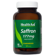 HealthAid Saffron 177mg Standardised Vegan Stress Mood Support 60 Capsules