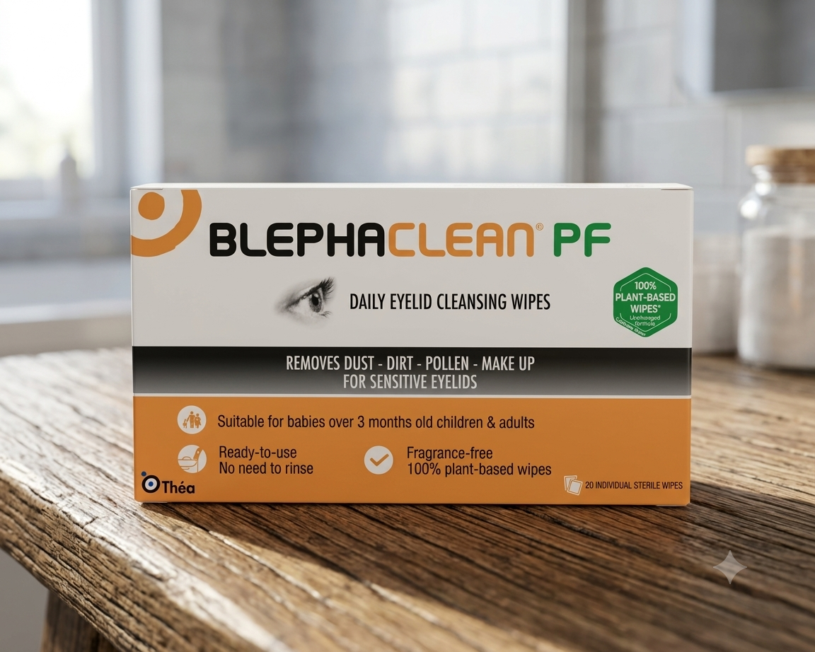 BlephaClean PF Daily Eyelid Cleansing Wipes 20 Sterile Wipes