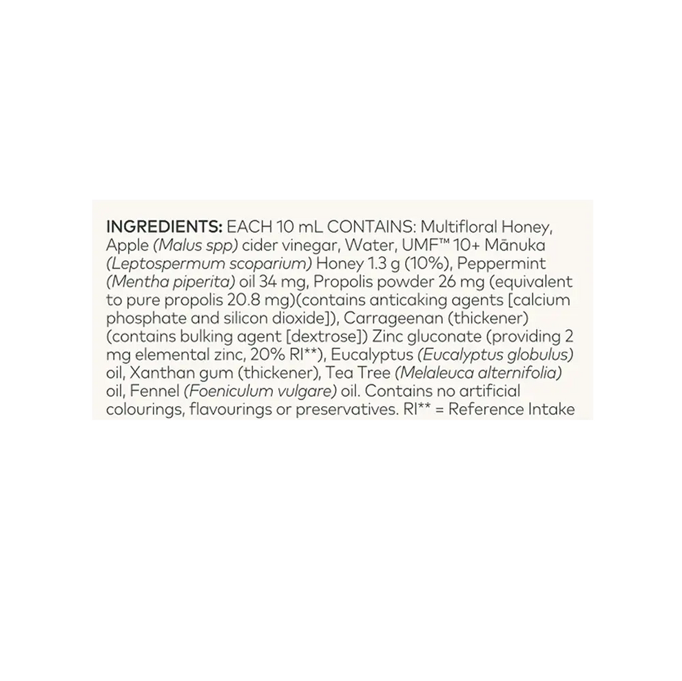 Comvita Soothing Manuka Honey Elixir with Propolis & Zinc Immune Support 200ml