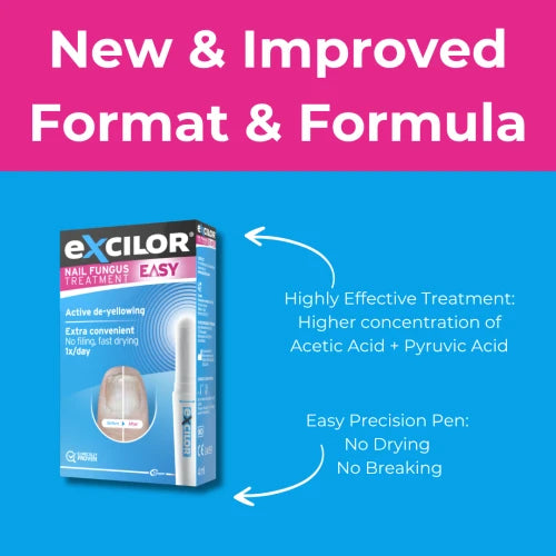 Excilor Nail Fungus Easy Pen 4ml Daily Treatment for Discoloured Nails 1 Pack