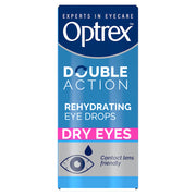 Optrex Double Action Rehydrating Eye Drops 10ml Dry Eyes Contact Lens Friendly
