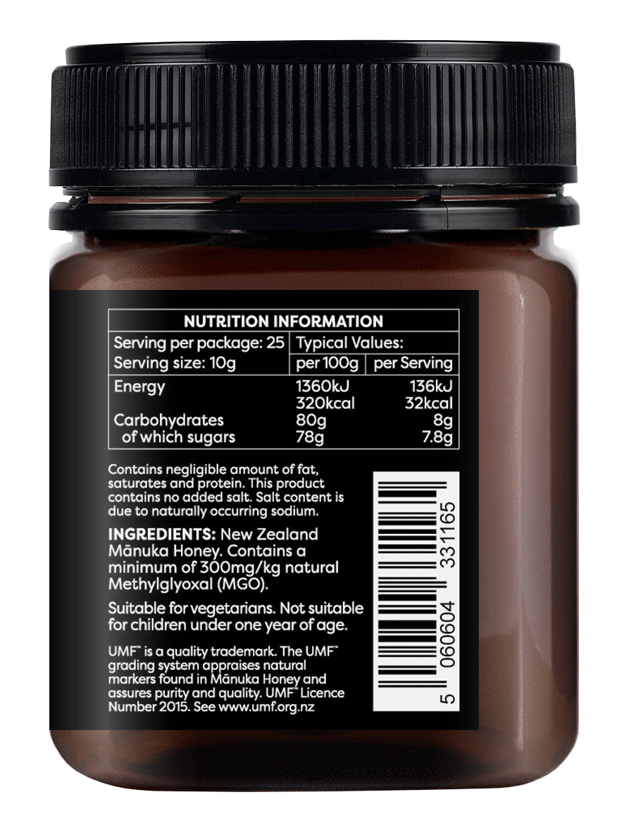 Melora Manuka Honey UMF 10+ MGO 300+ Premium New Zealand Honey 250g Jar