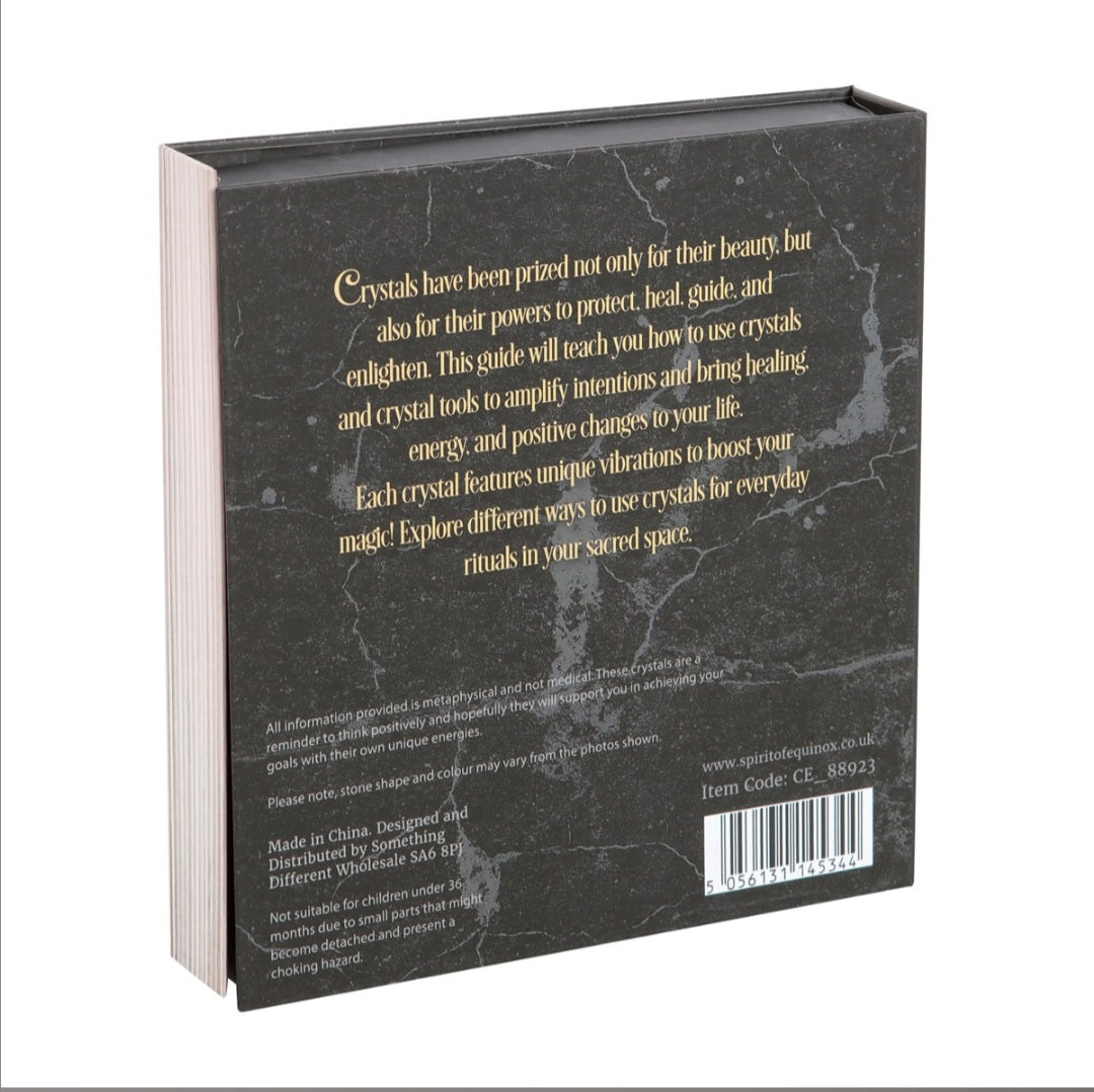 Crystal Chip Gift Set 12 Bottled Healing Meditation Stones for Sacred Space