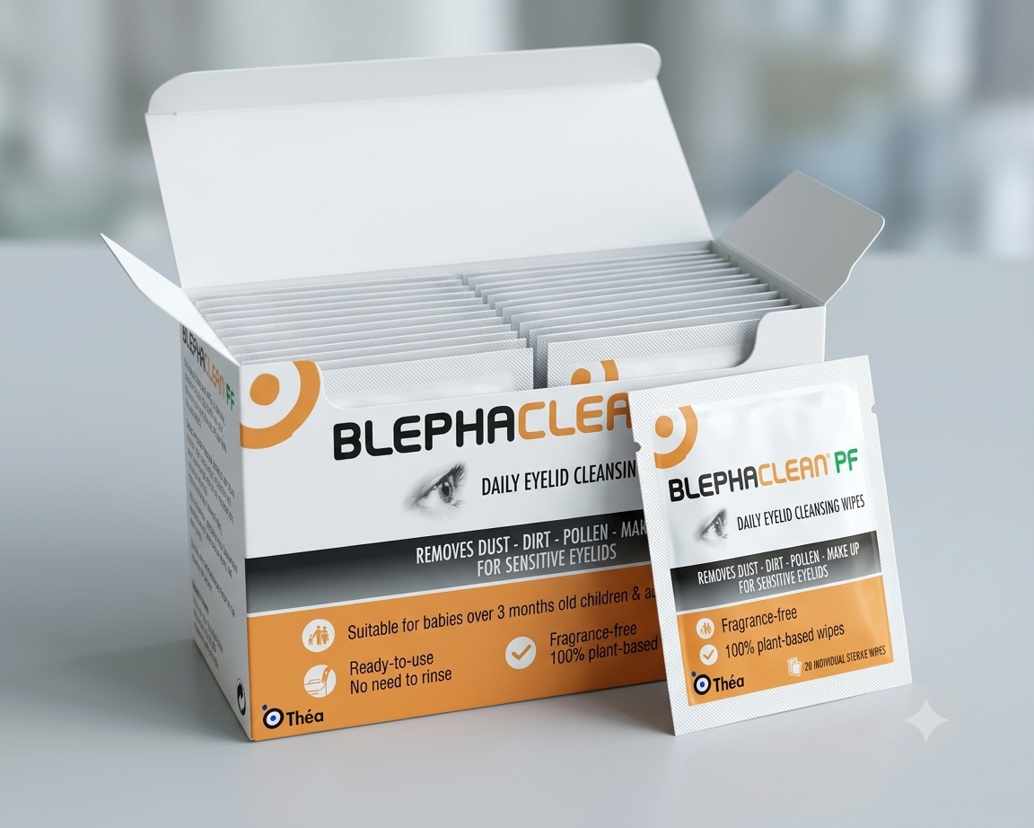 BlephaClean PF Daily Eyelid Cleansing Wipes 20 Sterile Wipes