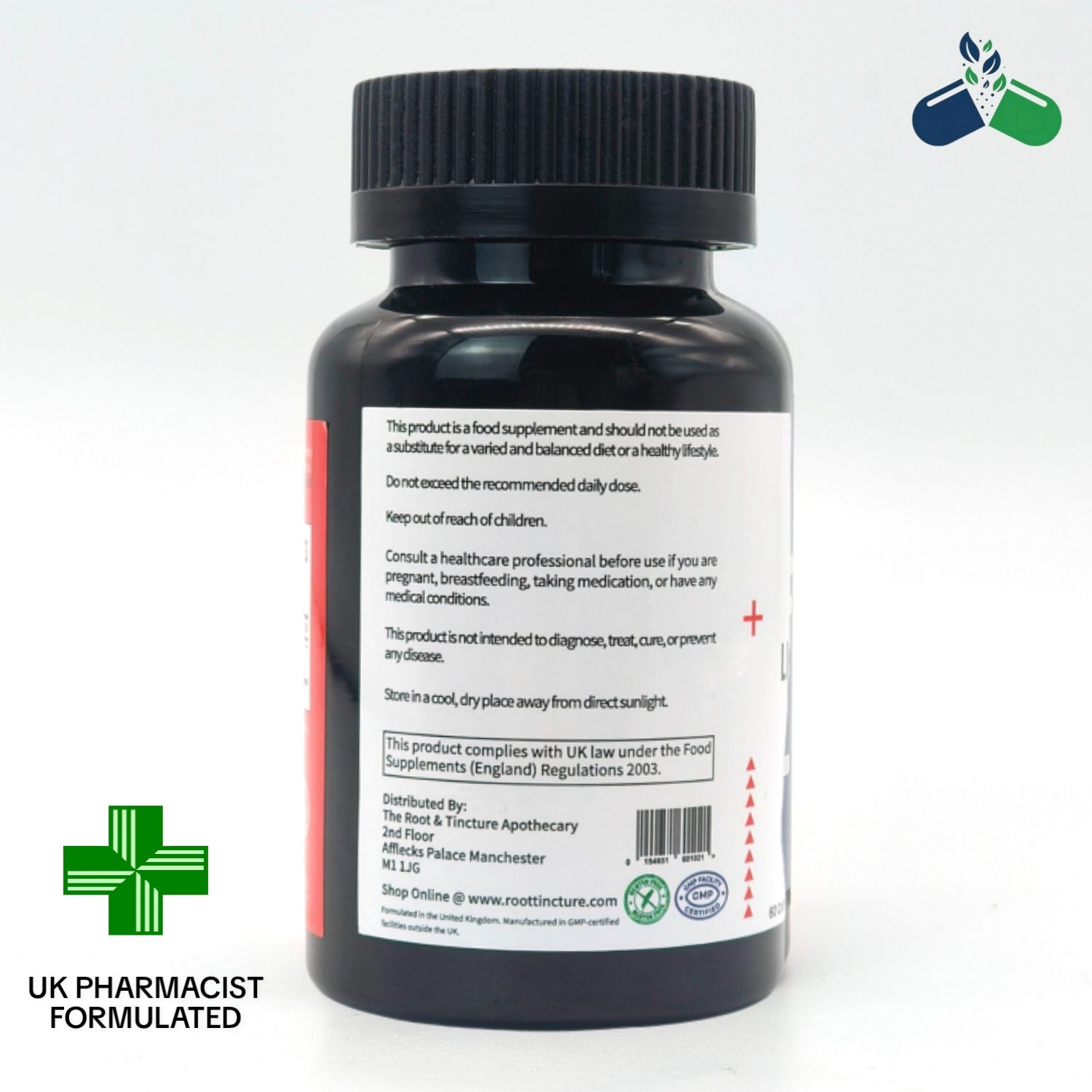 Dr Root Lion’s Mane Capsules 60 Caps UK Formulated Brain Libido Energy  Support