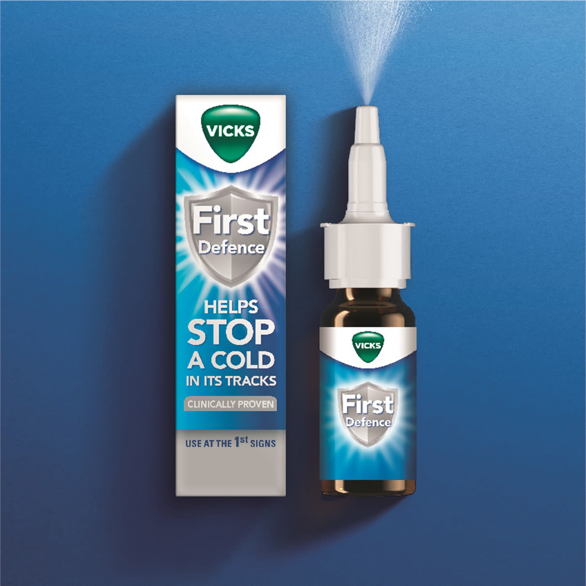 Vicks First Defence Nasal Spray 15ml Cold Flu Virus Protection