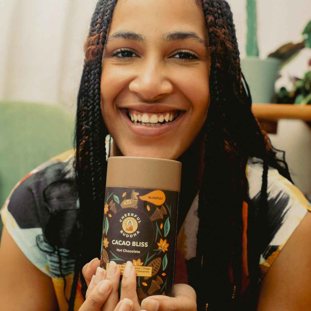 Cheerful Buddha Cacao Bliss Lion's Mane Reishi Hot Chocolate 150g