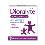 Dioralyte Blackcurrant Oral Electrolyte Powder 6 Sachets