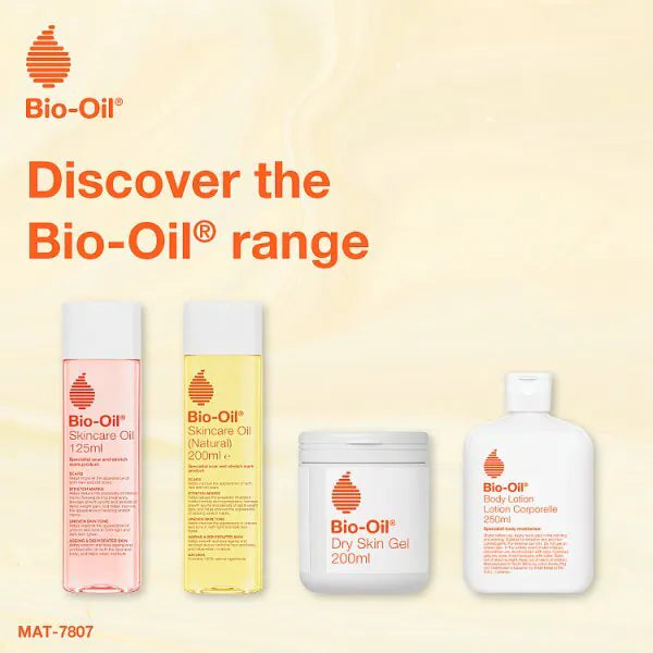 Bio-Oil Natural Skincare Oil 200ml Scar & Stretch Mark Moisturiser