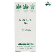Kali Bichromicum 30C – Homeopathic Tablets – 120 Tablets | Ainsworths