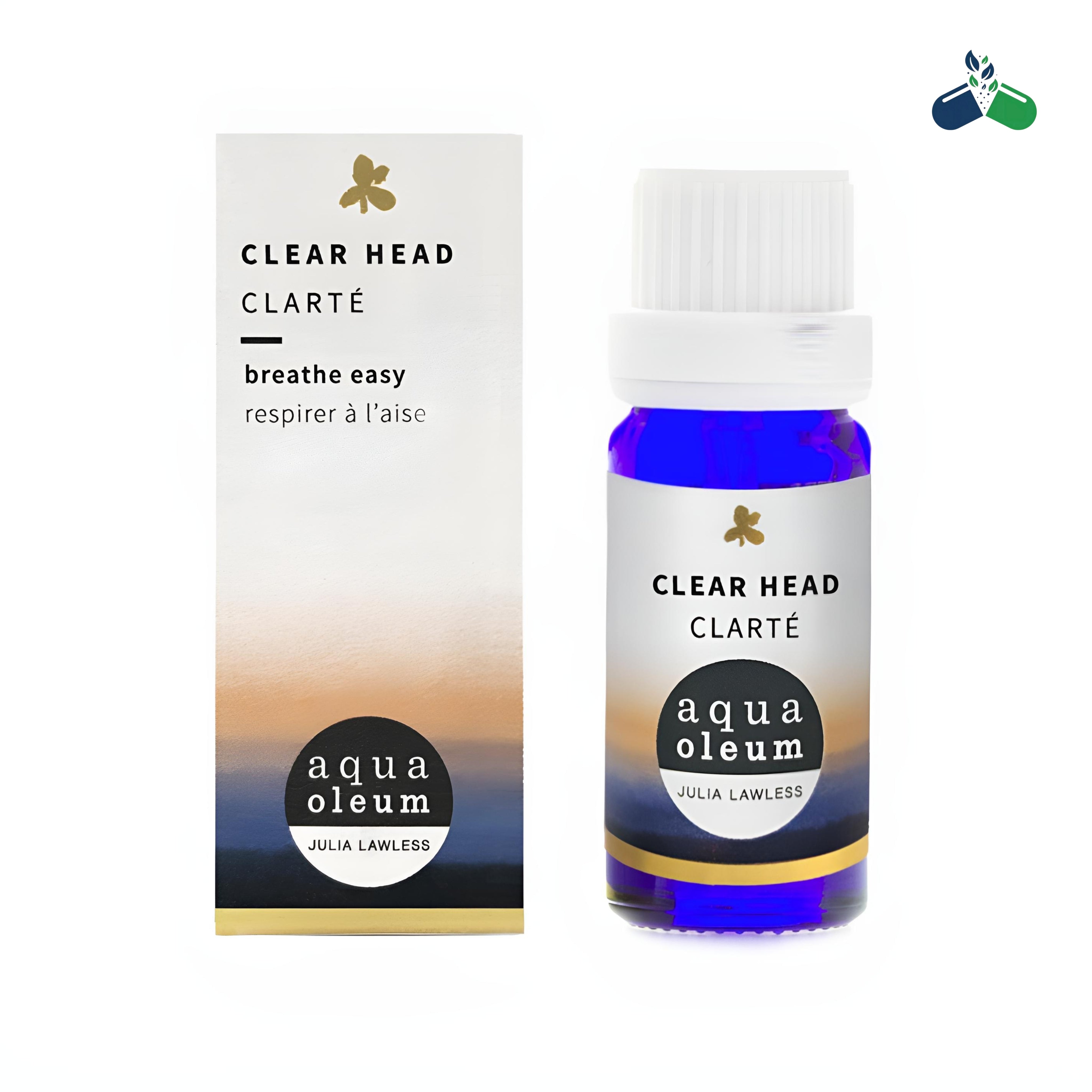 Aqua Oleum Sinus Cattarh Blocked Nose Clear Head Essential Aromatherapy Oil 10ml