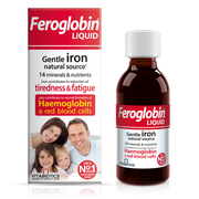 Vitabiotics Feroglobin Liquid Iron Supplement Gentle Energy Fatigue Iron B12 200ml