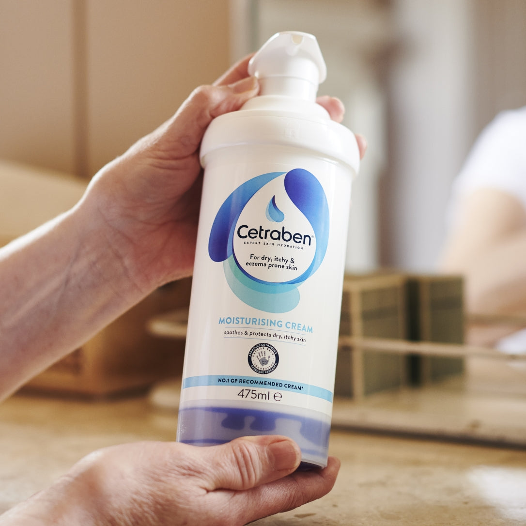 Cetraben Cream 500g Pump – Emollient Moisturiser for Dry, Itchy & Eczema-Prone Skin