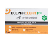BlephaClean PF Daily Eyelid Cleansing Wipes 20 Sterile Wipes