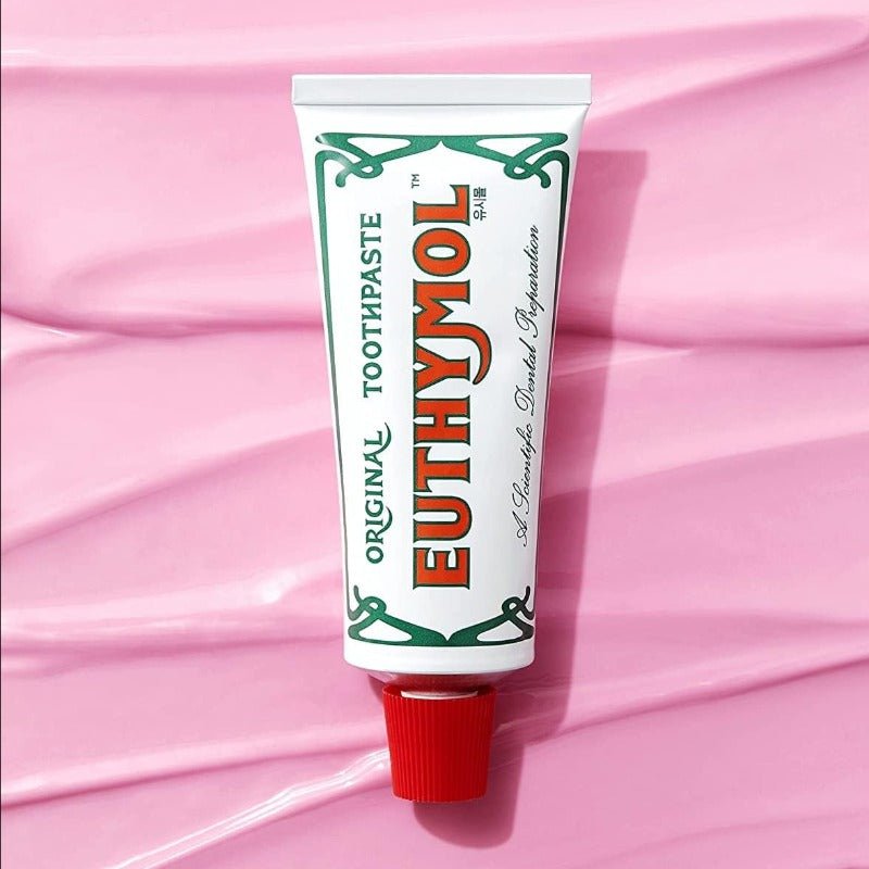 2 Packs x Euthymol Original Toothpaste 75ml Fluoride Free Vintage Mint Fresh Breath