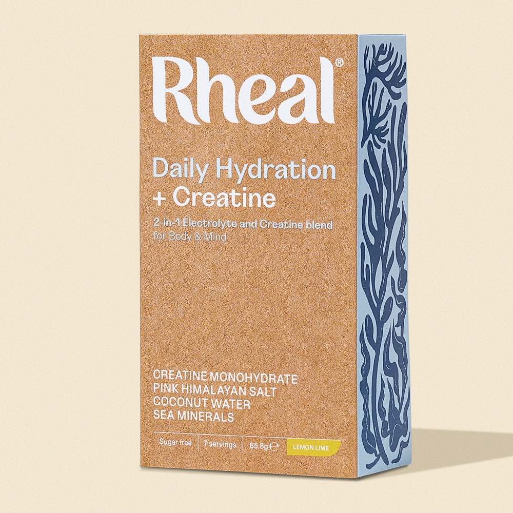 Rheal Daily Hydration + Creatine Lemon Lime 7 Sachets Electrolyte Blend