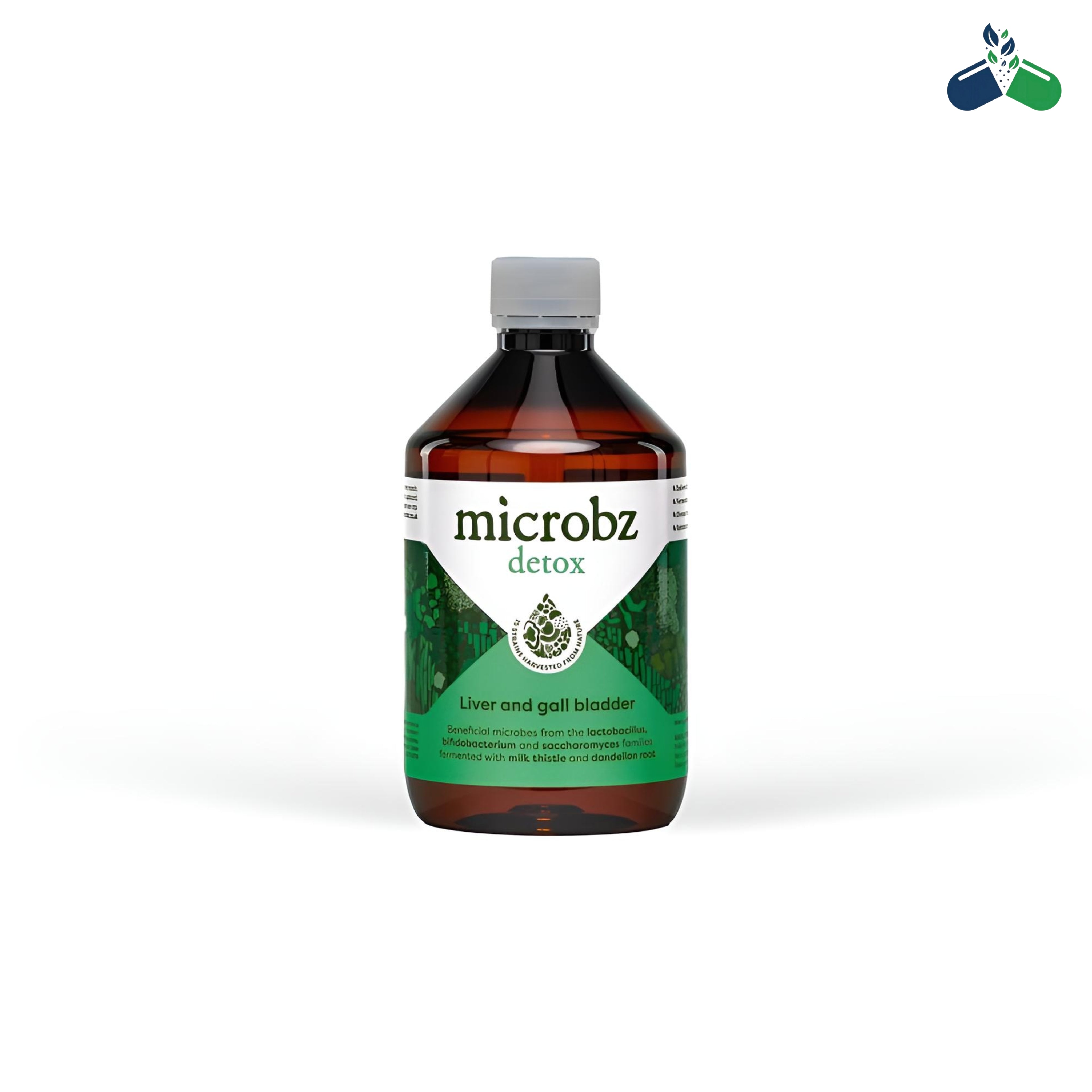 Microbz Detox Liver & Gallbladder Fermented Probiotic Tonic  Digestive Support 475ml