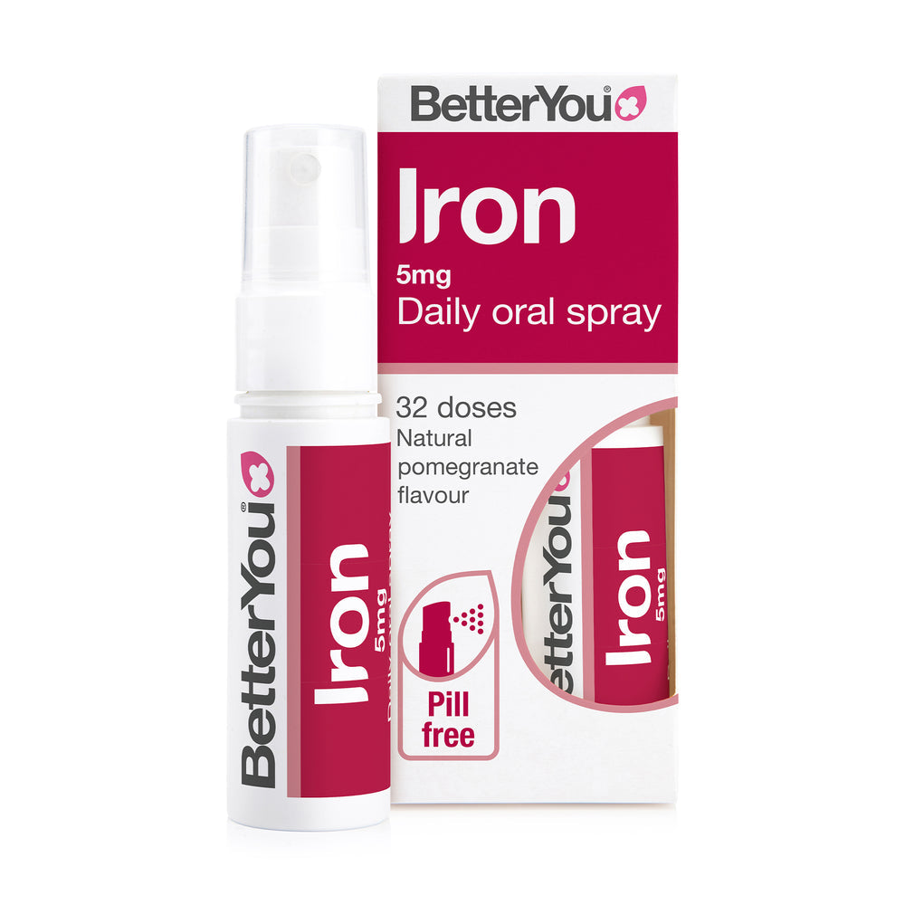 BetterYou Pill Free Iron 5mg Daily Oral Spray 32 Doses