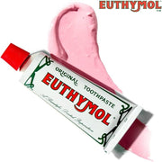 2 Packs x Euthymol Original Toothpaste 75ml Fluoride Free Vintage Mint Fresh Breath