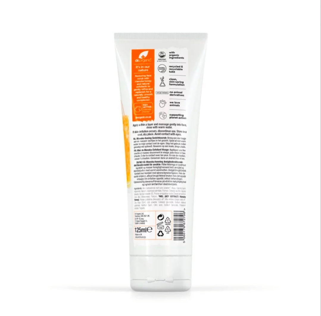 Dr.Organic Manuka Honey Face Scrub 125ml