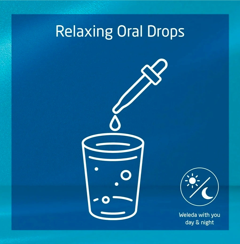 Weleda Relaxing Oral Drops Stress Mental Health Relief Sleep Aid Support 50ml