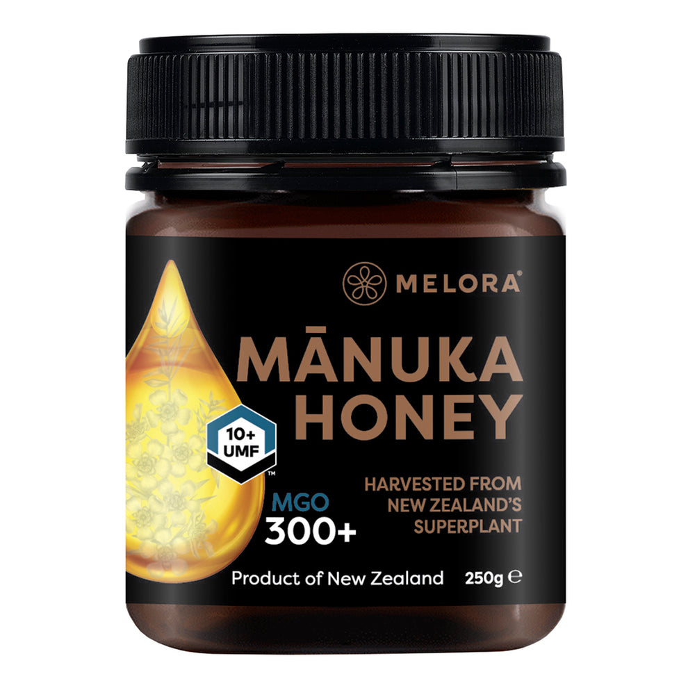 Melora Manuka Honey UMF 10+ MGO 300+ Premium New Zealand Honey 250g Jar