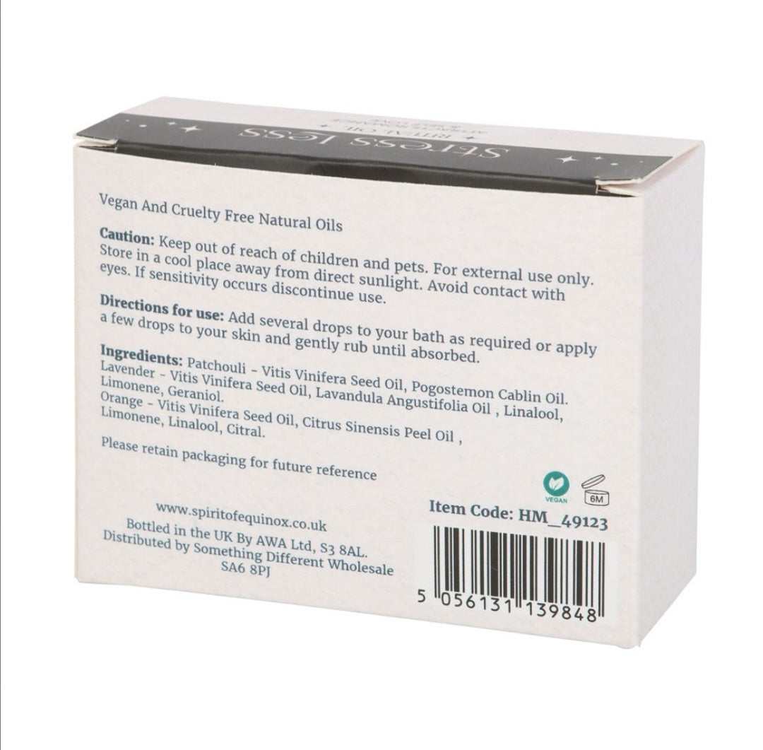 Stress Less Ritual Oil Trio – Anxiety Relief & Relaxation Essential Oil Set (3 x 10ml)