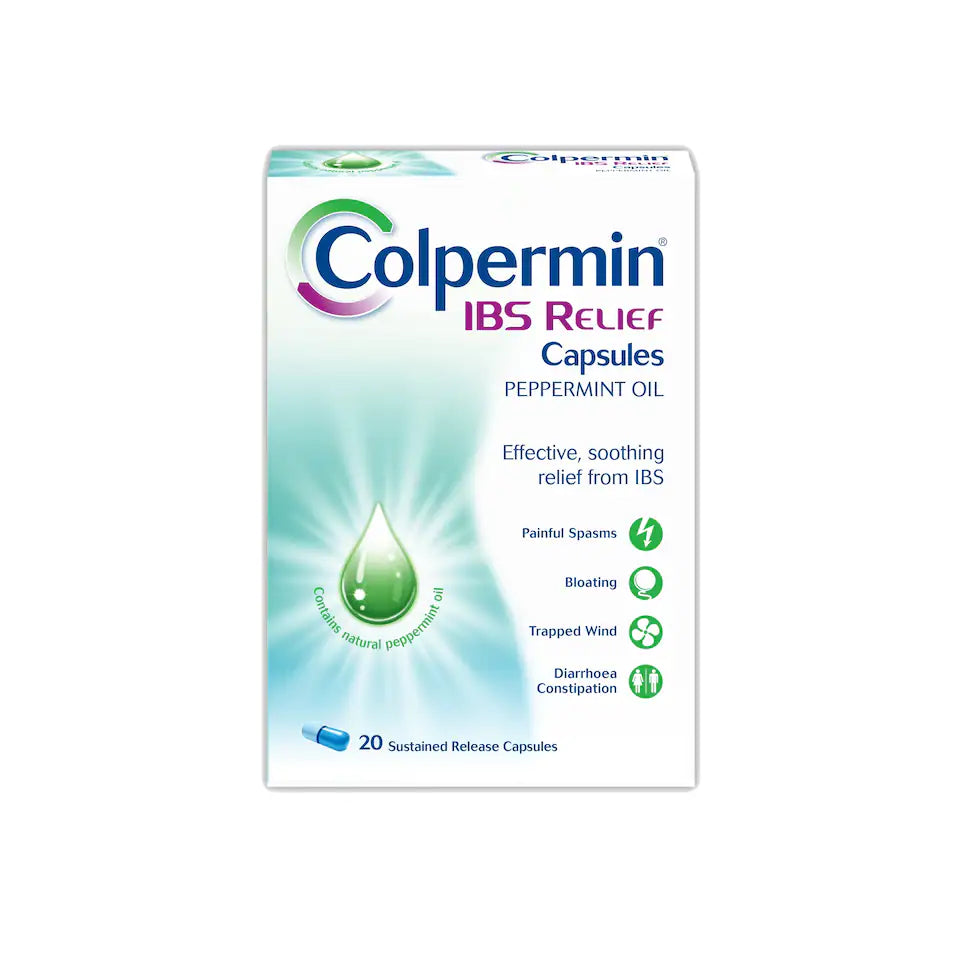 Colpermin IBS Relief Peppermint Oil Capsules 20s for IBS Gut Symptoms Relief