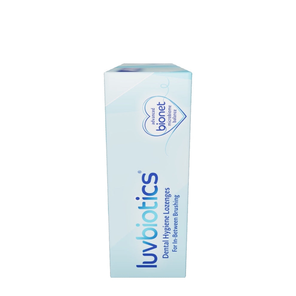 Luvbiotics Dental Probiotic Lozenges 30 Tablets Oral Microbiome Gum Health
