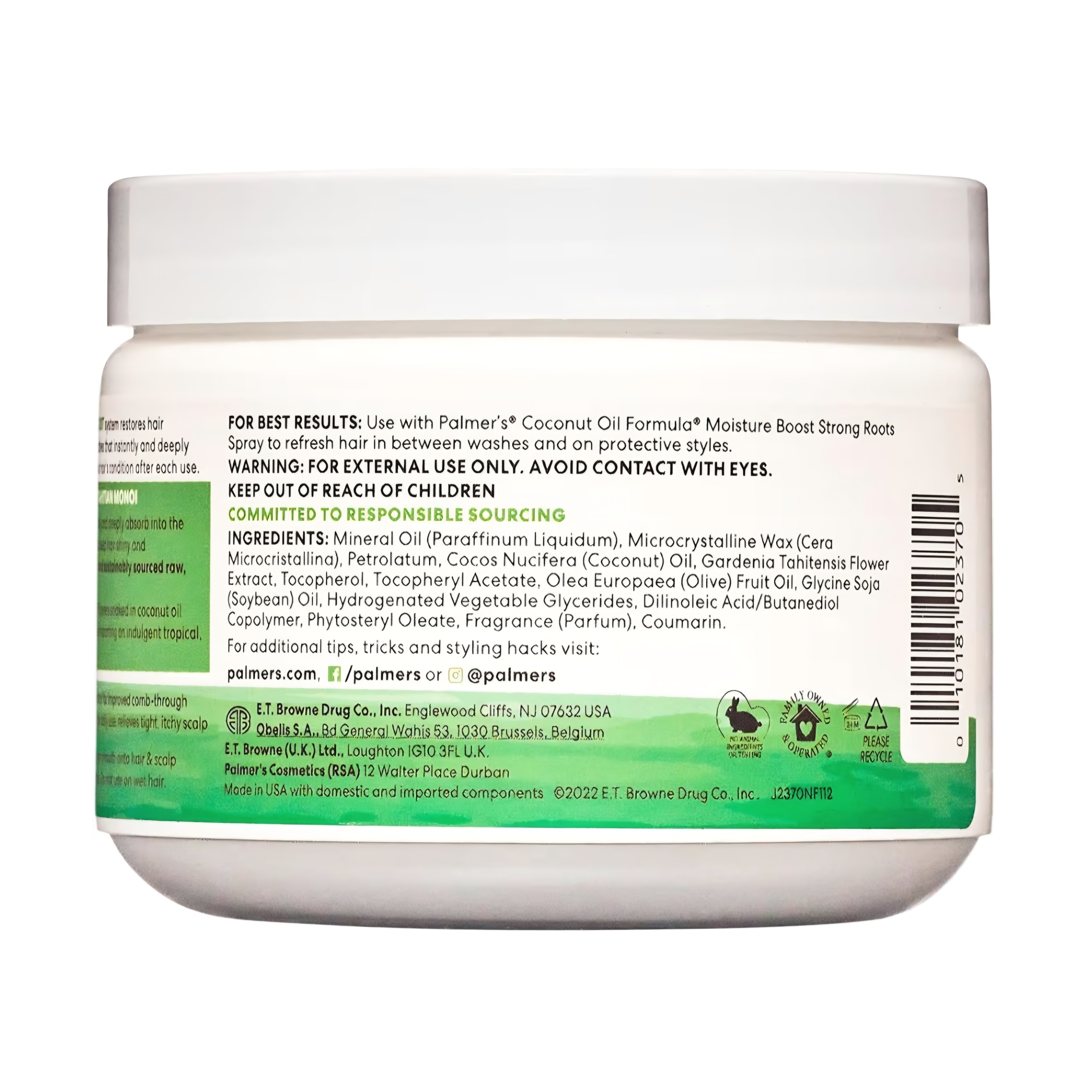 Palmer’s Moisture Gro Formula Coconut Oil 250g - Nourish & Hydrate Hair & Scalp