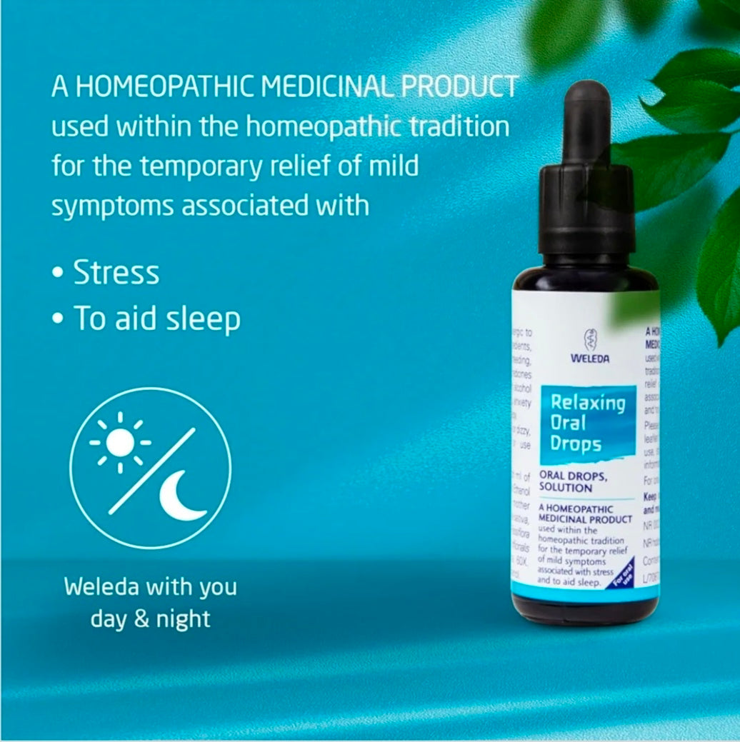 Weleda Relaxing Oral Drops Stress Mental Health Relief Sleep Aid Support 50ml