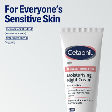 Cetaphil PRO Redness Prone Skin Moisturising Night Cream 50ml